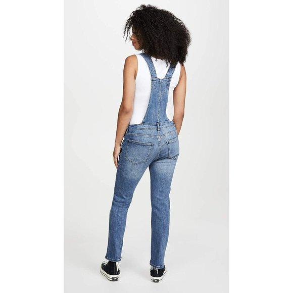 DL1961 Mara Straight Ankle Maternity Overalls Barrow ( S ) - Picture 2 of 3